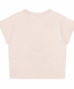 Outlet 👍 Organic Cotton Vacances T-shirt Pale pink Bonton Fashion Children ❤️ -Outlet Kids' Fashion Store organic cotton vacances t shirt pale pink bonton fashion children 2