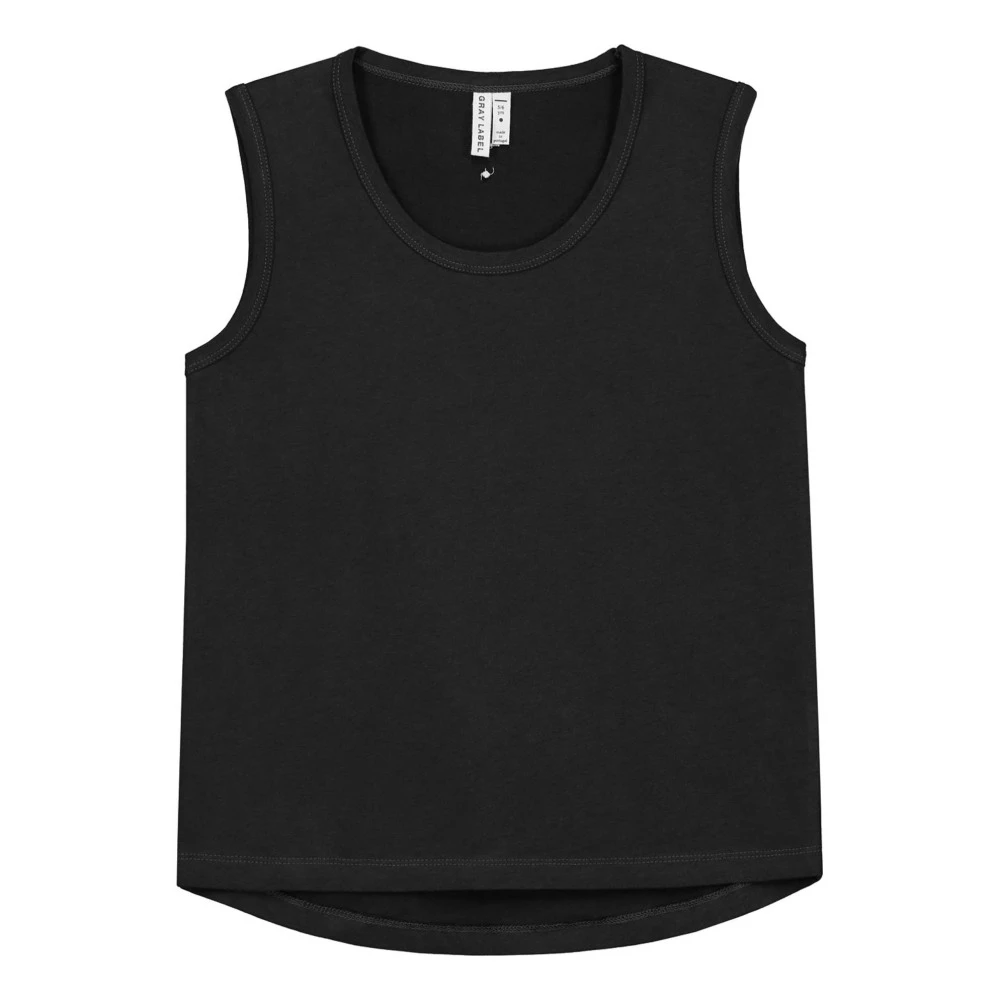 Best Pirce π― Organic Cotton Vest Top Black Gray Label Fashion Children π€© 1 Best Pirce π― Organic Cotton Vest Top Black Gray Label Fashion Children π€©