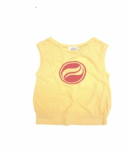 Brand new 🌟 Organic Cotton Vintage Logo Tank Top Yellow Longlivethequeen Fashion Teen, Children 😍