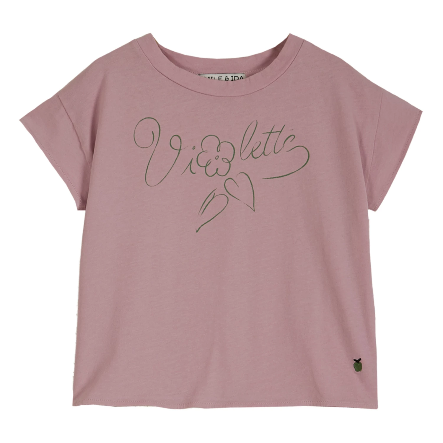 Cheapest ⌛ Organic Cotton Violette T-shirt Mauve Emile et Ida Fashion Children 🤩 1 Cheapest ⌛ Organic Cotton Violette T-shirt Mauve Emile et Ida Fashion Children 🤩