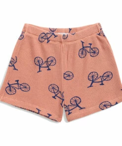 Cheapest ⌛ Organic Cotton Waffle Bicycle Shorts Apricot Bobo Choses Fashion Children 🎁