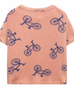 Deals 🔥 Organic Cotton Waffle Bicycle T-shirt Apricot Bobo Choses Fashion Baby, Children 🧨 -Outlet Kids' Fashion Store organic cotton waffle bicycle t shirt apricot bobo choses fashion baby children 3