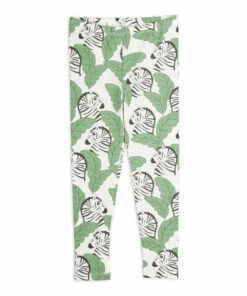 Best reviews of ✔️ Organic Cotton Zebra Leggings Green Mini Rodini Fashion Baby, Children 🔥