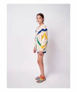 Cheap ✔️ Organic CottonStriped Cardigan Beige Bobo Choses Fashion Children 🎁 -Outlet Kids' Fashion Store organic cottonstriped cardigan beige bobo choses fashion children 3