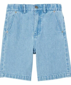 Deals ⭐ Organic Denim Bermuda Shorts Denim bleached Hundred Pieces Fashion Teen, Children 🧨