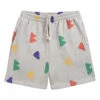 Best Sale 🤩 Organic Fleece Bermuda Shorts Heather grey Bobo Choses Fashion Children 🎁
