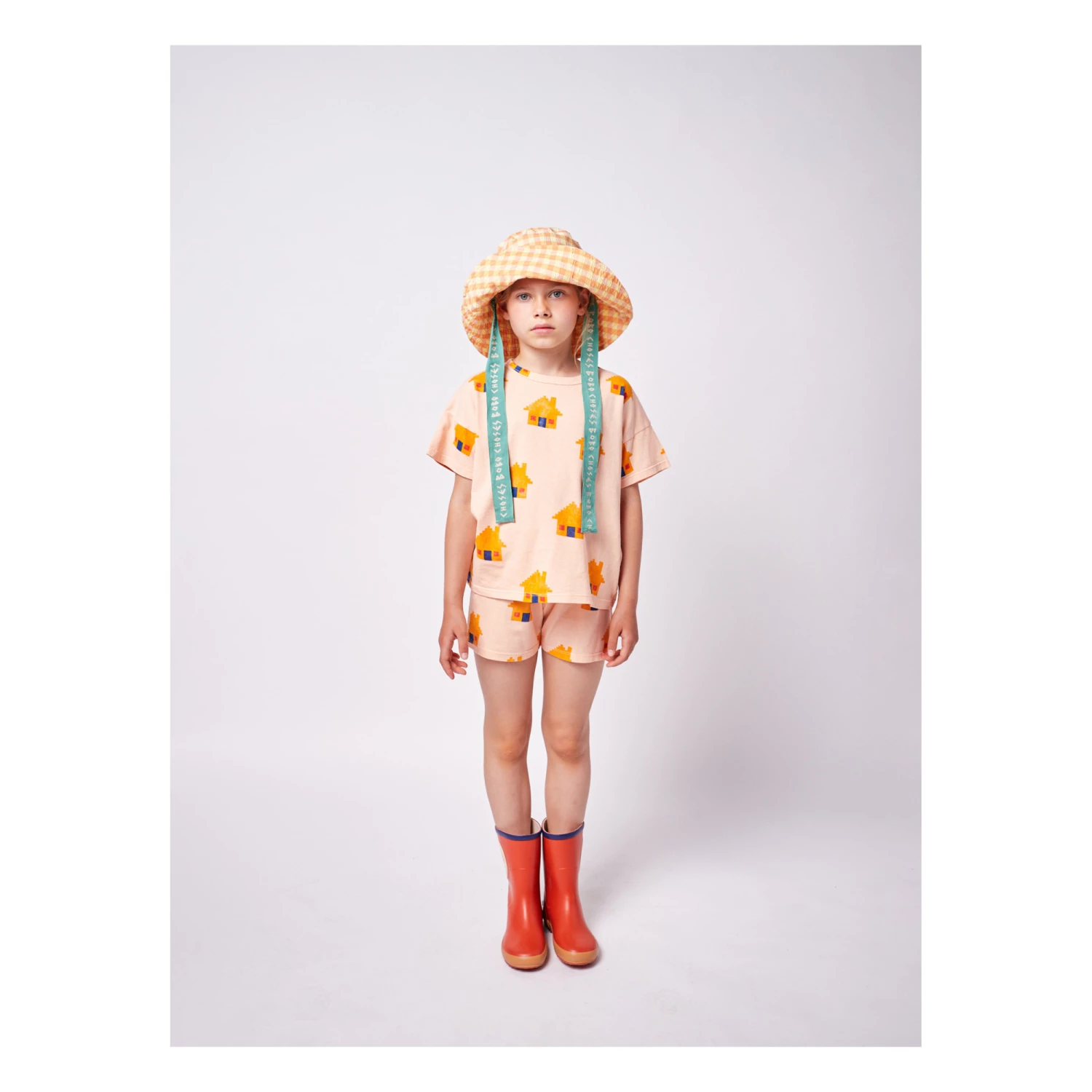 Best Sale 🎁 Organic Jersey House Shorts Peach Bobo Choses Fashion Children ❤️ 2 Best Sale 🎁 Organic Jersey House Shorts Peach Bobo Choses Fashion Children ❤️ - Image 2