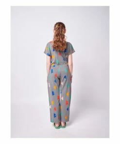 Flash Sale 🔔 Organic Jersey Jumpsuit Grey Bobo Choses Fashion Children 🔥 -Outlet Kids' Fashion Store organic jersey jumpsuit grey bobo choses fashion children 3