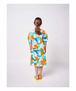 Wholesale 🔔 Organic Lightweight Fleece Midi Skirt Ecru Bobo Choses Fashion Children ⌛ -Outlet Kids' Fashion Store organic lightweight fleece midi skirt ecru bobo choses fashion children 3