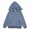 Best Pirce 🔥 Organic Slub Cotton Hoodie Blue Búho Fashion Children 👏