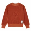 Deals 😍 Organic Terry Cloth Sweatshirt Orange Hundred Pieces Fashion Teen, Children 🛒