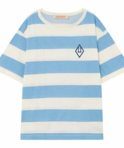 Deals 💯 Oversize Rooster T-shirt Light blue The Animals Observatory Fashion Teen, Children 😍