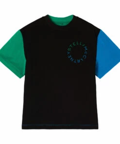 Top 10 😀 Oversized Colourblock T-shirt - Active Wear Collection - Black Stella McCartney Kids Fashion Teen, Children ✔️