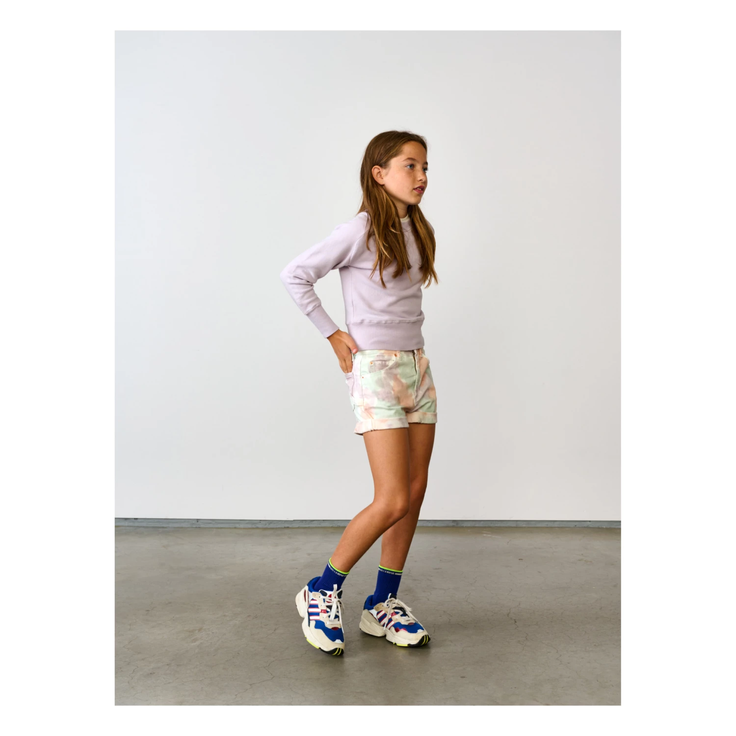 Buy ๐ Pépite Tie-Dye Shorts Light Blue Bellerose Fashion Teen, Children ๐ 5 Buy ๐ Pépite Tie-Dye Shorts Light Blue Bellerose Fashion Teen, Children ๐ - Image 5