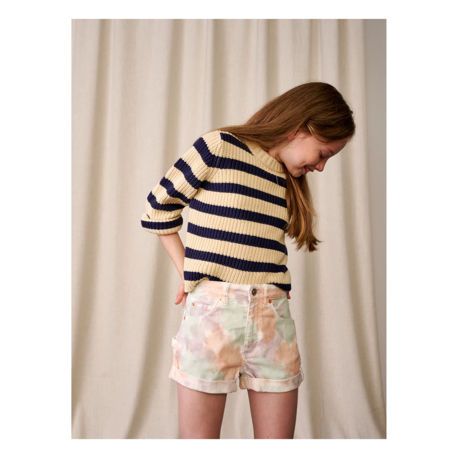 Buy ๐ Pépite Tie-Dye Shorts Light Blue Bellerose Fashion Teen, Children ๐ 7 Buy ๐ Pépite Tie-Dye Shorts Light Blue Bellerose Fashion Teen, Children ๐ - Image 7