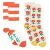 Best deal 🎉 Chilling Flowers 🧦 Socks - Set of 2 White Hundred Pieces Fashion Teen, Children 🧨