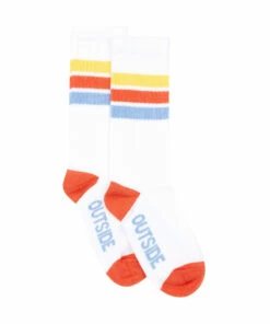 Cheapest 🔥 Flower Look Outside 🧦 Socks - Set of 2 White Hundred Pieces Fashion Teen, Children ✔️