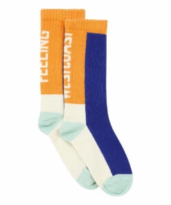 Hot Sale 😀 Funky Coast 🧦 Socks - Set of 2 White Hundred Pieces Fashion Teen, Children 🤩