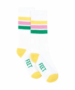 Brand new ⭐ Funky Feet West Coast 🧦 Socks - Set of 2 White Hundred Pieces Fashion Teen, Children 😀