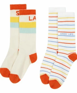 Cheap ⌛ Skater Life 🧦 Socks - Set of 2 White Hundred Pieces Fashion Teen, Children 🤩 -Outlet Kids' Fashion Store pack 2 pairs of socks skater lifeskater life socks set of 2 white hundred pieces fashion teen children 2