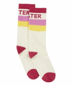 Best deal 😍 Stakter Calif 🧦 Socks - Set of 2 White Hundred Pieces Fashion Teen, Children 🛒 -Outlet Kids' Fashion Store pack 2 pairs of socks stakter califstakter calif socks set of 2 white hundred pieces fashion teen children 2