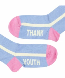 Promo ⌛ Thank Youth Rainbox 🧦 Socks - Set of 2 White Hundred Pieces Fashion Teen, Children 🤩 -Outlet Kids' Fashion Store pack 2 pairs of socks thank youth rainbowthank youth rainbox socks set of 2 white hundred pieces fashion teen children 5