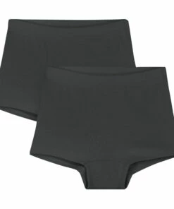 Top 10 😍 Pack of Two Organic Cotton Night Shorts - Capsule Homewear - Black Gray Label Fashion Children 😍