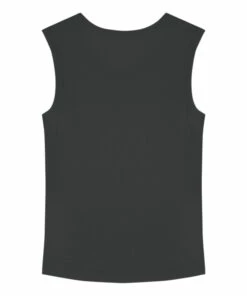 Discount ⌛ Pack of Two Organic Cotton Vests - Capsule Homewear - Black Gray Label Fashion Children ❤️ -Outlet Kids' Fashion Store pack of two organic cotton vests capsule homewear black gray label fashion children 2