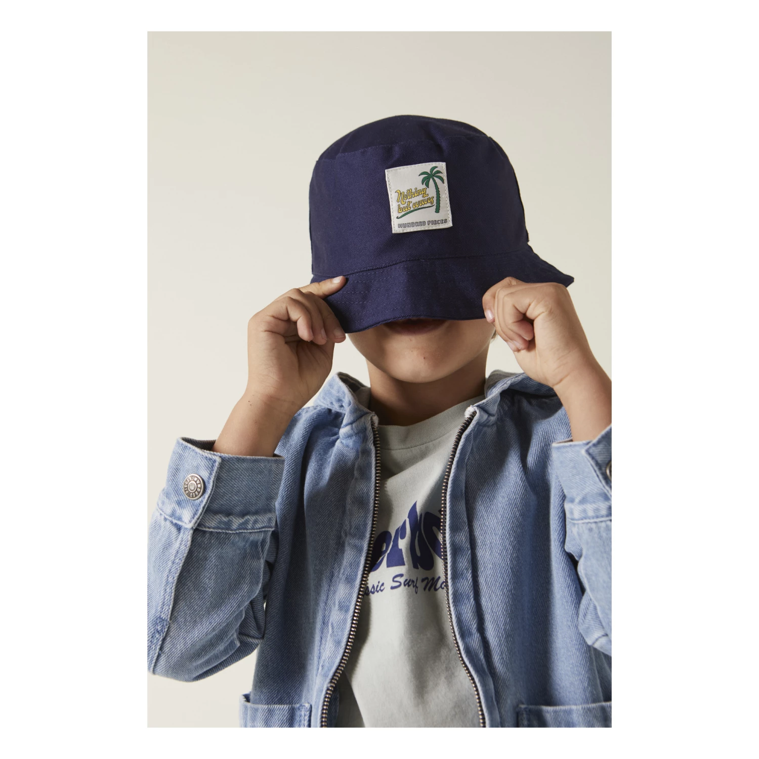Outlet 🔥 Palm Tree Bucket Hat Navy blue Hundred Pieces Fashion Teen, Children 🤩 2 Outlet 🔥 Palm Tree Bucket Hat Navy blue Hundred Pieces Fashion Teen, Children 🤩 - Image 2