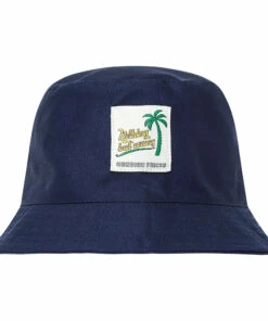 Outlet 🔥 Palm Tree Bucket Hat Navy blue Hundred Pieces Fashion Teen, Children 🤩