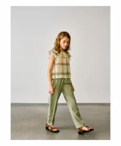 Top 10 🎉 Palms Checked Blouse Beige Bellerose Fashion Teen, Children 🧨 -Outlet Kids' Fashion Store palms checked blouse beige bellerose fashion teen children 2