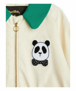 Hot Sale 😀 Panda Recycled Polyester Parka Ecru Mini Rodini Fashion Children ✨ -Outlet Kids' Fashion Store panda recycled polyester parka ecru mini rodini fashion children 2