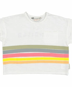 Hot Sale 🎉 Pandilla Organic Cotton T-shirt White Piupiuchick Fashion Teen, Children 🧨