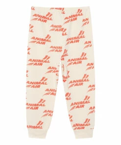 Hot Sale ✔️ Panther Animal Air Joggers Ecru The Animals Observatory Fashion Teen, Children 🛒 -Outlet Kids' Fashion Store panther animal air joggers ecru the animals observatory fashion teen children 3