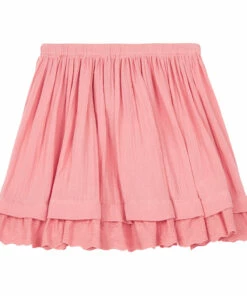 Cheapest ⌛ Papillon Organic Cotton Muslin Skirt Pink Bonton Fashion Children 🌟