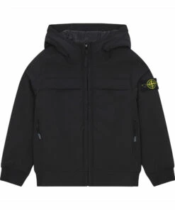 Best deal ✨ Parka Black Stone Island Fashion Teen, Children ⌛