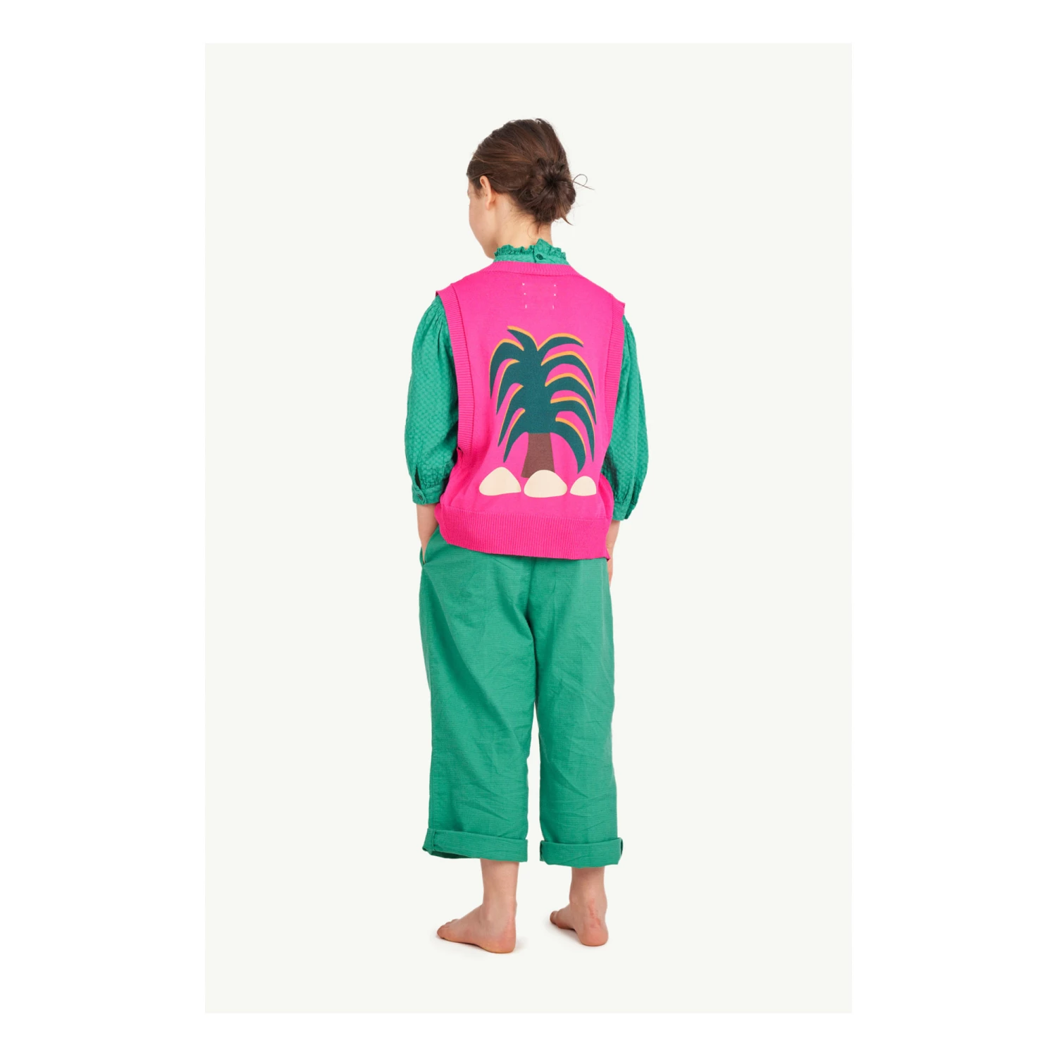 Deals 🎁 Parrot Palm Tree Vest Fuchsia The Animals Observatory Fashion Children 🤩 3 Deals 🎁 Parrot Palm Tree Vest Fuchsia The Animals Observatory Fashion Children 🤩 - Image 3