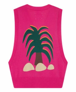 Deals 🎁 Parrot Palm Tree Vest Fuchsia The Animals Observatory Fashion Children 🤩 7 Deals 🎁 Parrot Palm Tree Vest Fuchsia The Animals Observatory Fashion Children 🤩 -Outlet Kids' Fashion Store parrot palm tree vest fuchsia the animals observatory fashion children 3