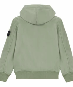 Deals 💯 Patch Zipped Jacket Green Stone Island Fashion Teen, Children 🌟 -Outlet Kids' Fashion Store patch zipped jacketpatch zipped jacket green stone island fashion teen children 2