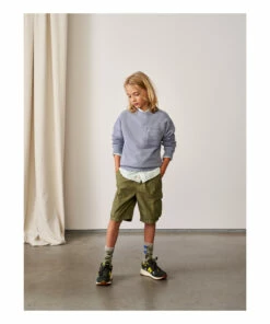 Best Pirce 🤩 Paz Cargo Shorts Khaki Bellerose Fashion Teen, Children 😀 -Outlet Kids' Fashion Store paz cargo shorts khaki bellerose fashion teen children 2