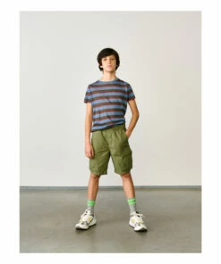 Best Pirce 🤩 Paz Cargo Shorts Khaki Bellerose Fashion Teen, Children 😀 -Outlet Kids' Fashion Store paz cargo shorts khaki bellerose fashion teen children 3