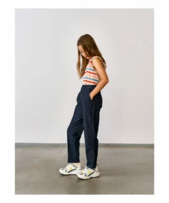 Promo 🔔 Peace Straight-Leg Trousers Navy blue Bellerose Fashion Teen, Children ✔️ -Outlet Kids' Fashion Store peace straight leg trousers navy blue bellerose fashion teen children 4