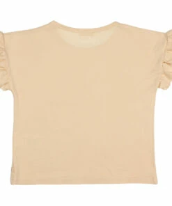 Best reviews of ⌛ Peach Organic Cotton Frill T-shirt Powder pink Búho Fashion Children ⭐ -Outlet Kids' Fashion Store peach organic cotton frill t shirt powder pink b uacute ho fashion children 2