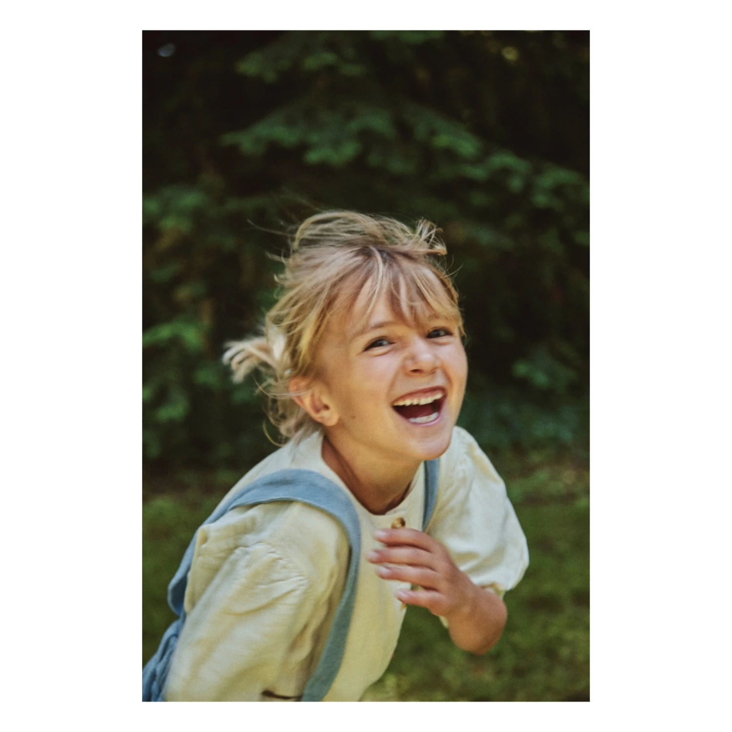 Hot Sale โ๏ธ Pear Double Organic Cotton Muslin Blouse Ecru Poudre Organic Fashion Teen, Children ๐ 3 Hot Sale โ๏ธ Pear Double Organic Cotton Muslin Blouse Ecru Poudre Organic Fashion Teen, Children ๐ - Image 3