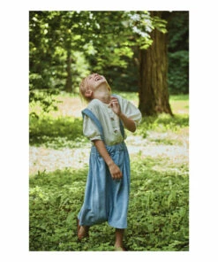 Hot Sale ✔️ Pear Double Organic Cotton Muslin Blouse Ecru Poudre Organic Fashion Teen, Children 😀