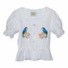 Deals 😀 Peasant Top White Wander & Wonder Fashion Children 🤩