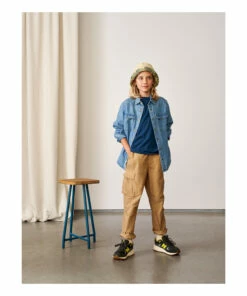 Promo ✨ Peio Shirt Light Blue Bellerose Fashion Teen, Children 🛒 -Outlet Kids' Fashion Store peio shirt light blue bellerose fashion teen children 2