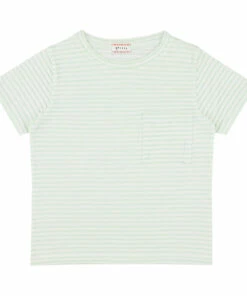 New 🎉 Pele Barry Striped T-shirt Pale green Morley Fashion Teen, Children 🛒
