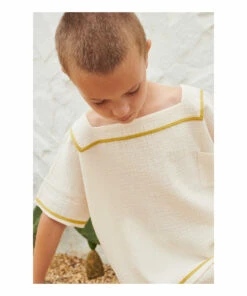 Brand new 💯 Pepjin Organic Cotton Muslin Pyjamas Ecru Liilu Fashion Children 🤩 -Outlet Kids' Fashion Store pepjin organic cotton muslin pyjamas ecru liilu fashion children 2