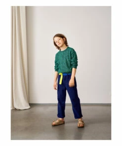 Best Pirce 😍 Perrig Straight-Leg Trousers Indigo blue Bellerose Fashion Teen, Children 🧨 -Outlet Kids' Fashion Store perrig straight leg trousers indigo blue bellerose fashion teen children 2